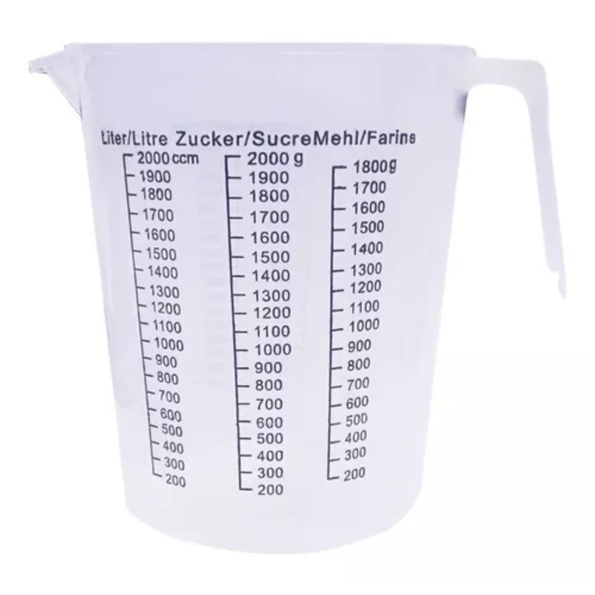 OEM - JARRA PLASTICA MEDIDORA DE 2 LITROS