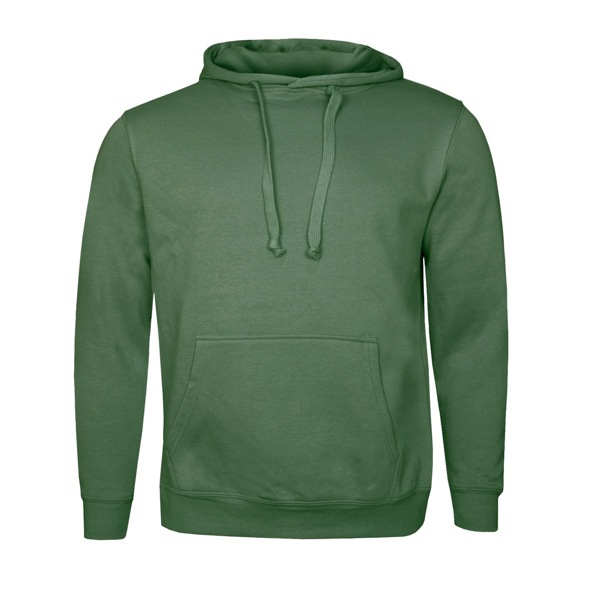 ANDESLAND OUTDOOR APPAREL - Polerón Canguro French Terry Vulpes Verde Musgo Unisex