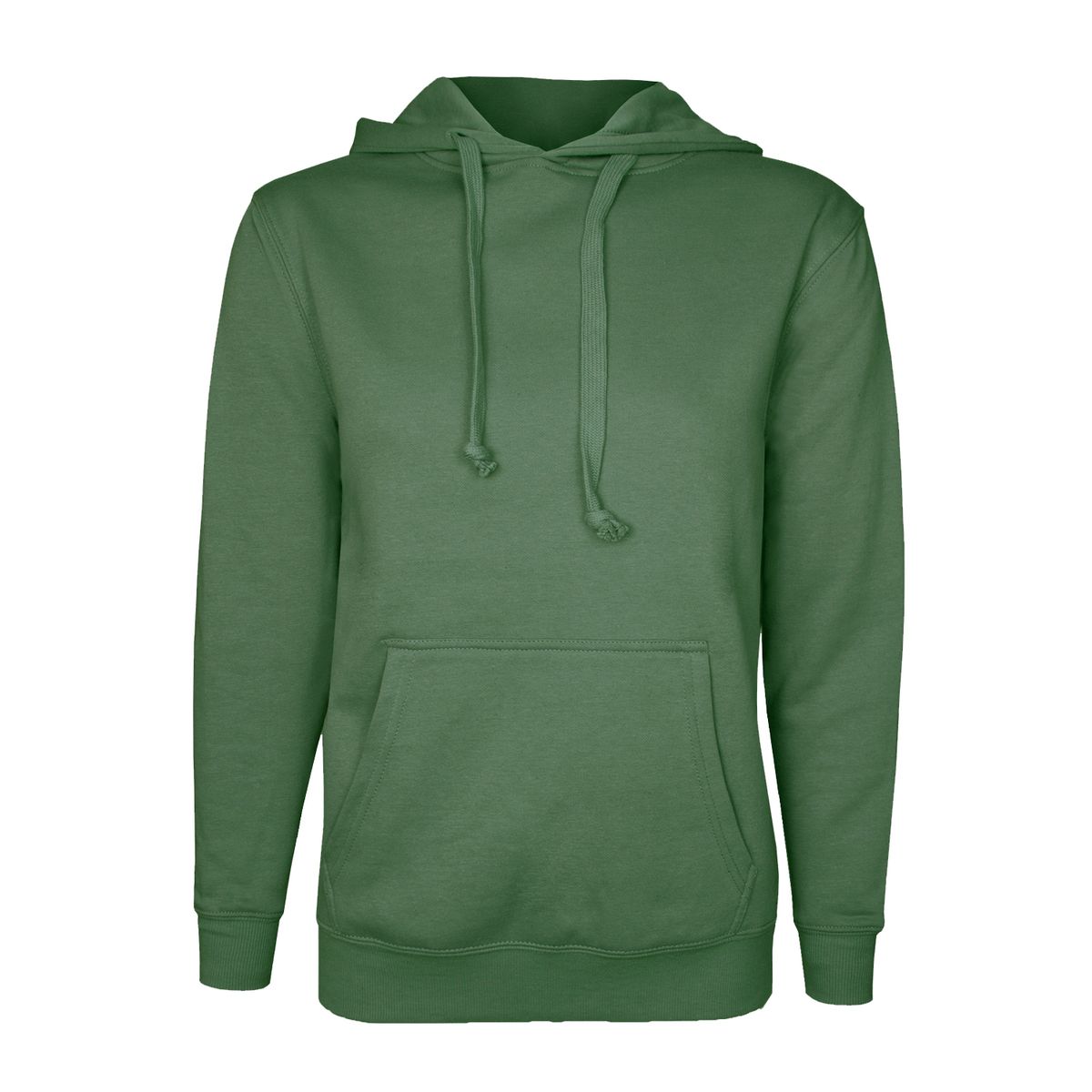 ANDESLAND OUTDOOR APPAREL - Polerón Canguro French Terry Vulpes Verde Musgo Unisex
