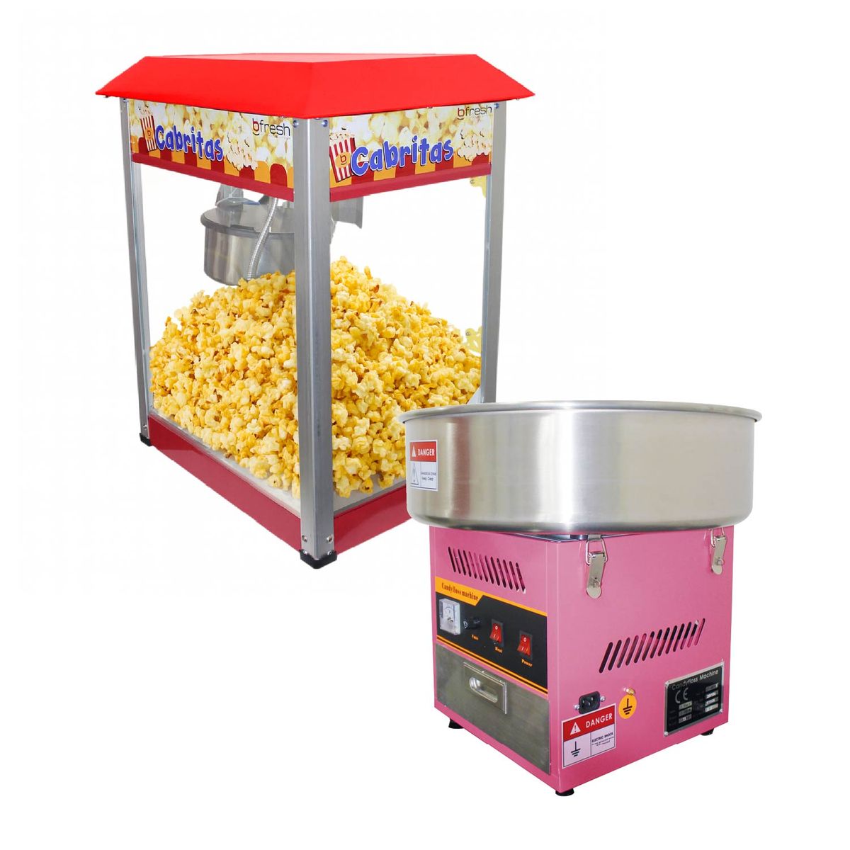 B FRESH - Pack maquina de algodón y maquina de cabritas B-Fresh