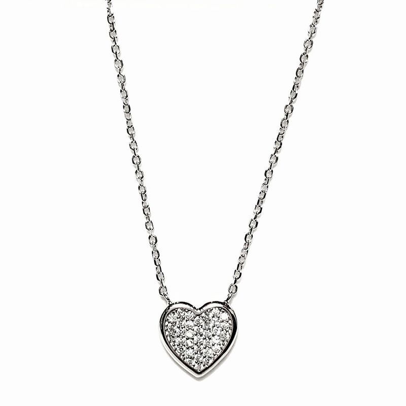 GENERICO - Collar de plata Corazon Fino