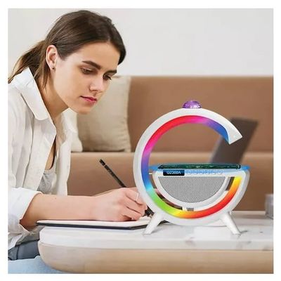 Imagen 2 del producto Cargador Inalámbrico Lampara G Mesa Inteligente RGB Parlante