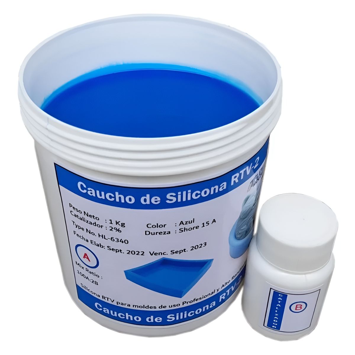 GENERICO - Silicona Caucho Para Moldes y Manualidades