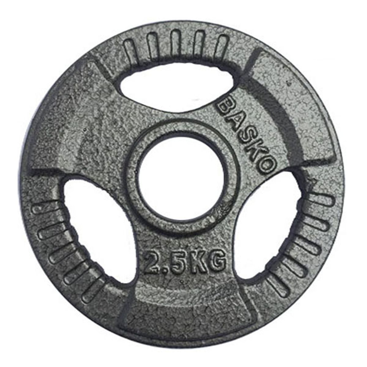 BASKO FITNESS - Fitness Discos Olimpicos Acero Par 2,5 Kg