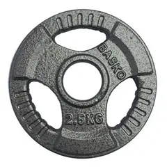 BASKO FITNESS - Fitness Discos Olimpicos Acero Par 2,5 Kg