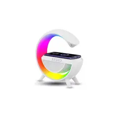 GENERICO - CARGADOR INALAMBRICO LAMPARA MESA INTELIGENTE RGB PARLANTE