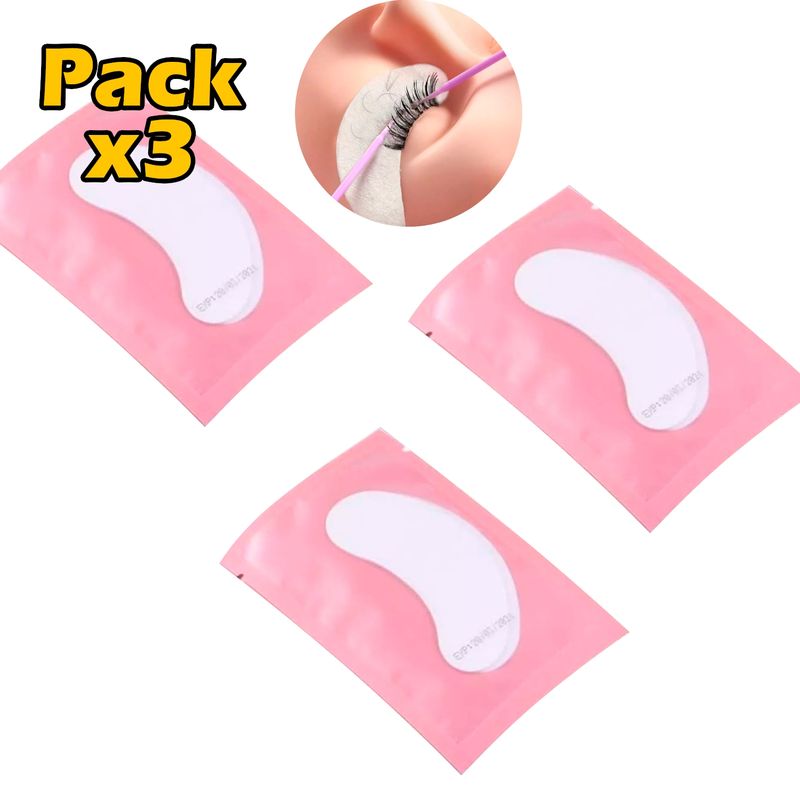 GENERICO - Pack X3 30 Parches Hidrogel Para Lifting Y Extensiones.