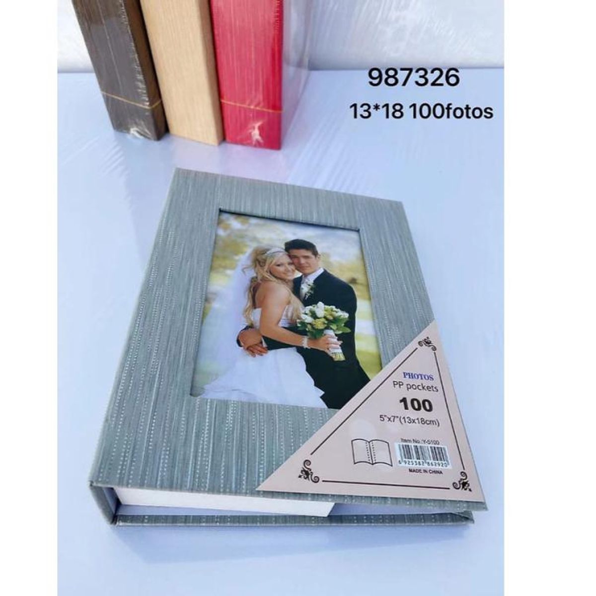 OEM - Album de fotos 13*18cm.  Para 100 fotos.  Variedad en colores.