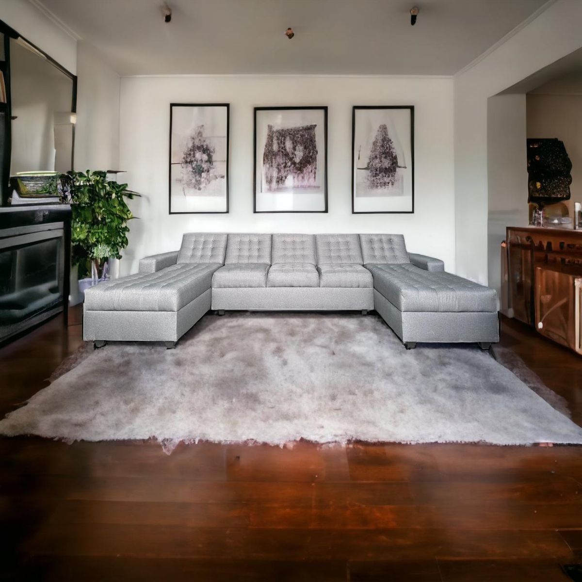 GENERICO - Sofá U seccional U Sillon Grande California