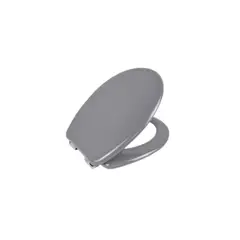 CARIBEE - Tapa de Inodoro Baño WC Asiento Gris