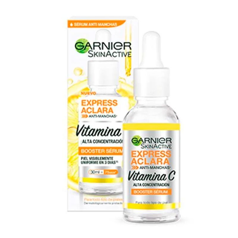 GARNIER - Garnier Skin active serum express aclara booster anti manchas díanoche 30mL.