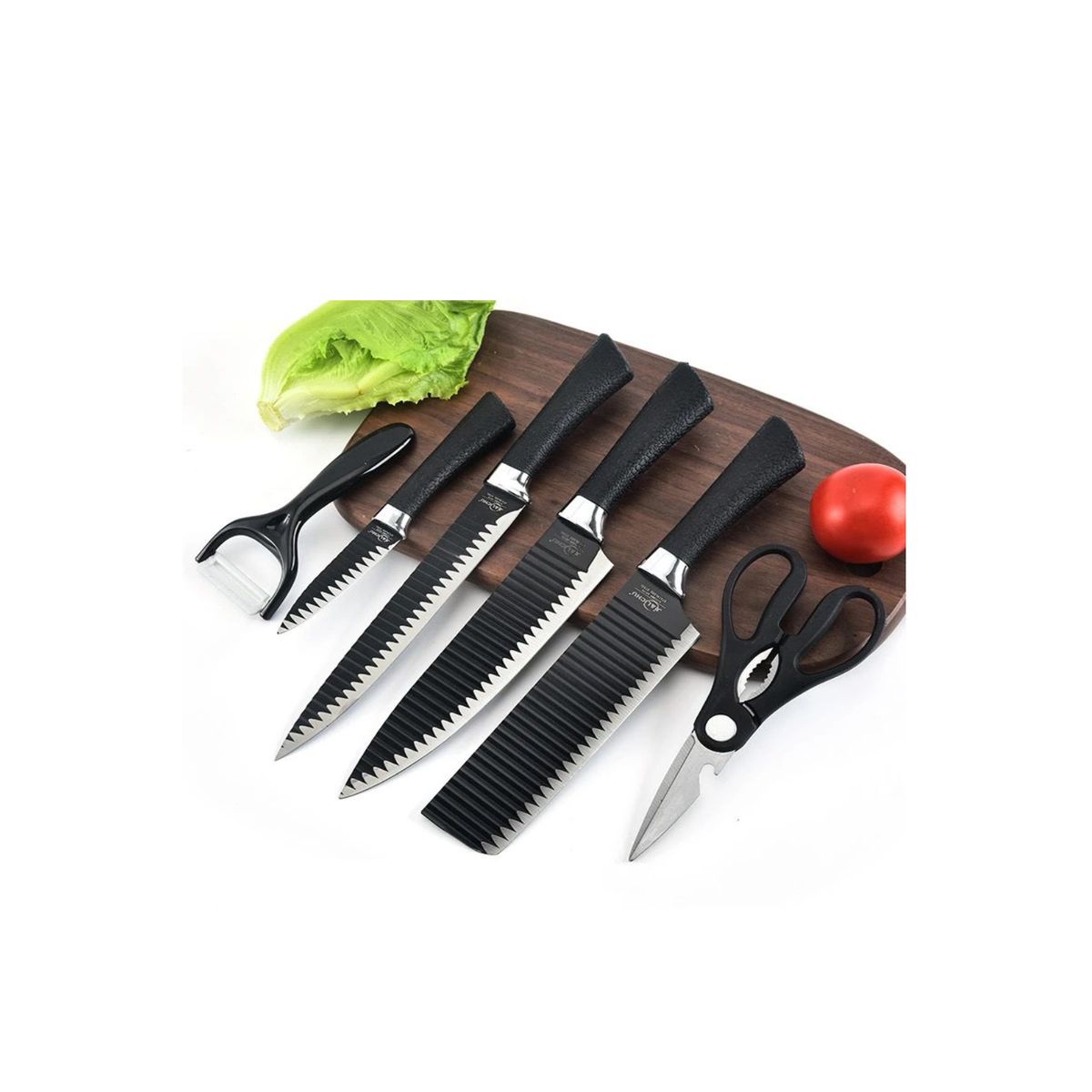 CARIBEE - Set De 6 Cuchillos Juego Cuchillos Cocina