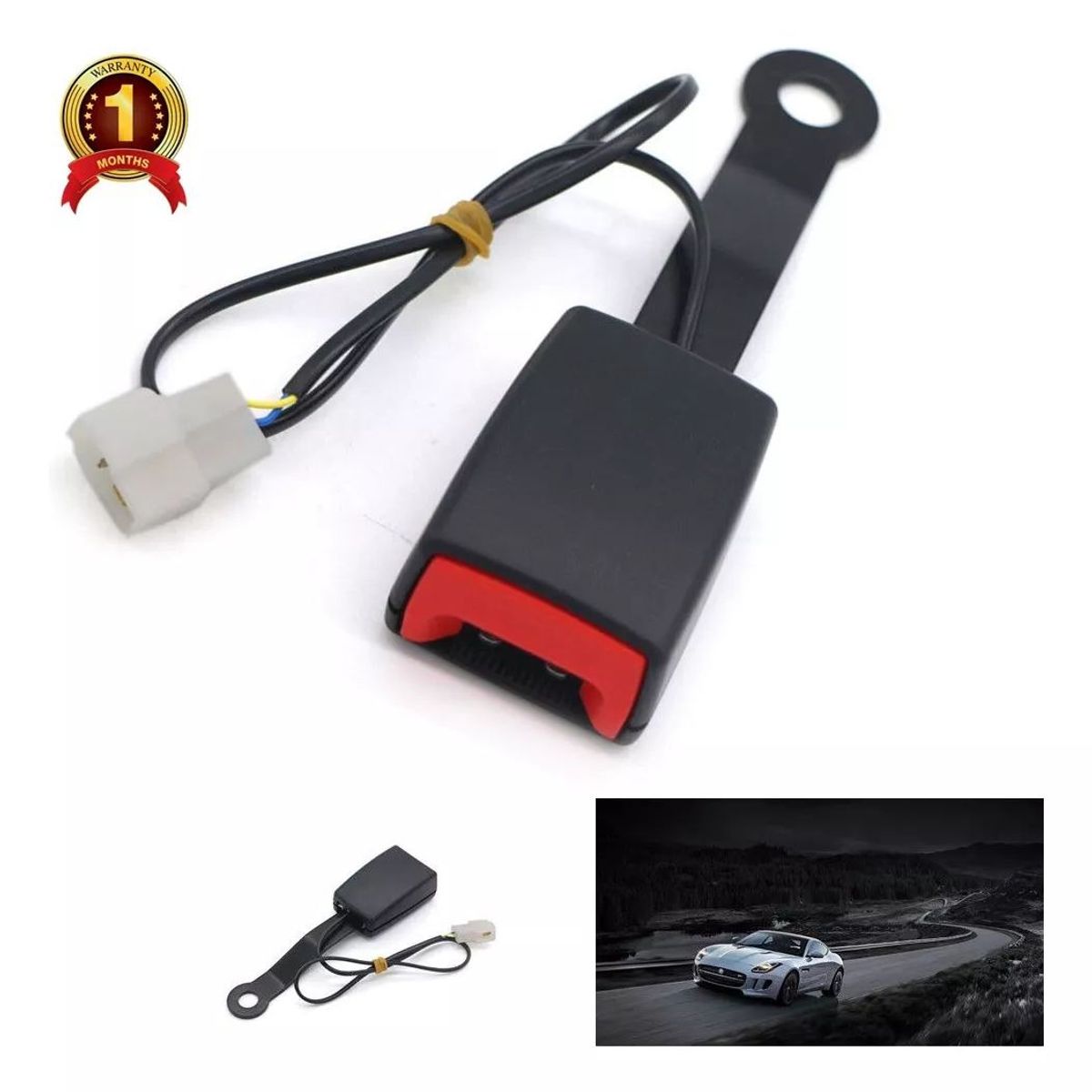 KUANGYE - Hebilla De Cinturón De Seguridad De Con Alambre Anti