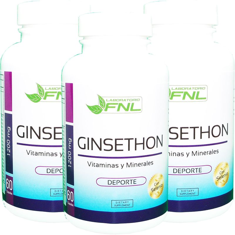 FNL - 6 Meses Ginseng Siberiano Potenciador Fisico Y Mental.