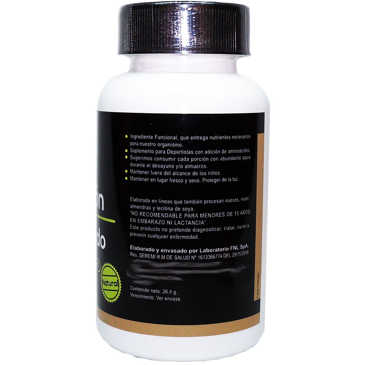 FNL - 2 X Carbon Activado Natural 500mg 120 Caps Desintoxicante.