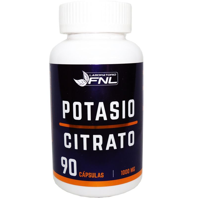 FNL - Citrato De Potasio Fnl 90 Capsulas Natural.