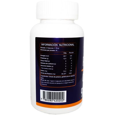 Imagen 2 del producto Citrato De Potasio 90 Capsulas Natural.
