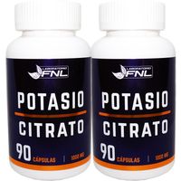 2 X Citrato De Potasio 90 Capsulas 100%natural.