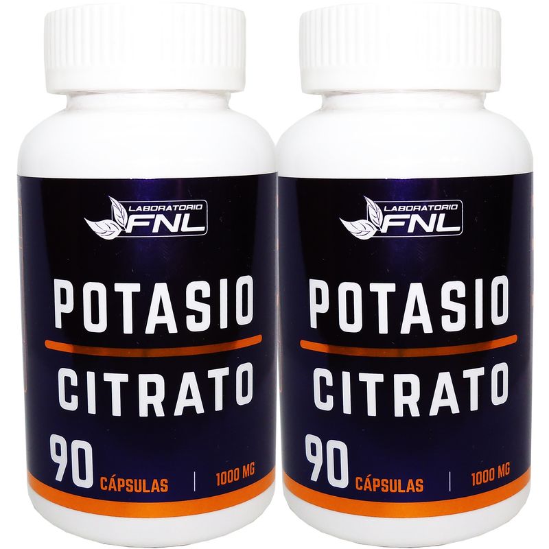 FNL - 2 X Citrato De Potasio Fnl 90 Capsulas 100%natural.