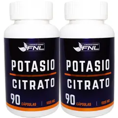 FNL - 2 X Citrato De Potasio 90 Capsulas 100%natural.