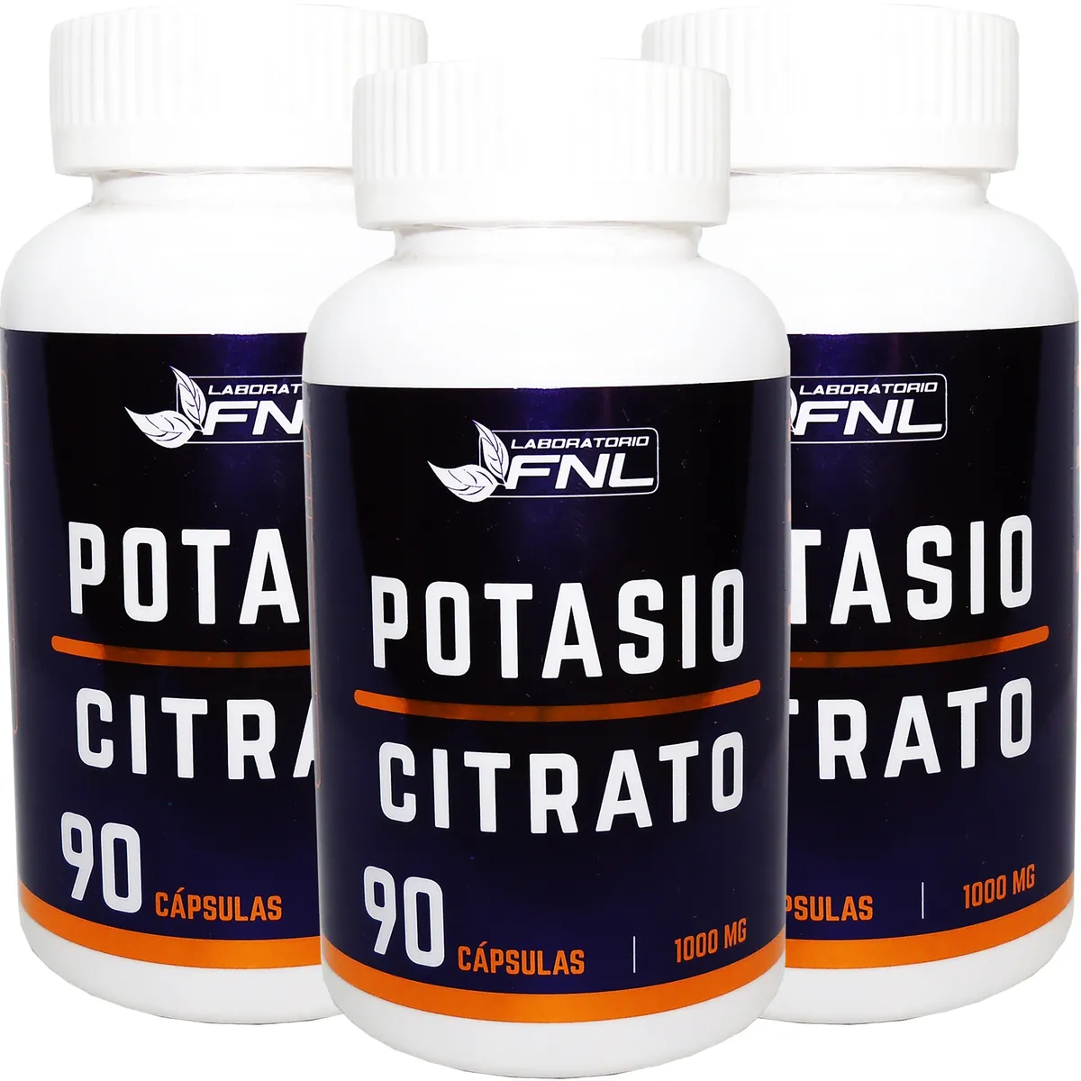 FNL - 3 X Citrato De Potasio Fnl 90 Capsulas 100%natural.