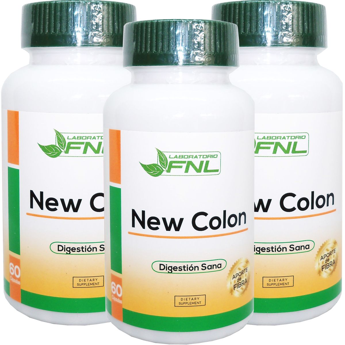 FNL - Colon Cleaner Limpieza Desintox Sistema Digestivo 3 X 60 Cap.