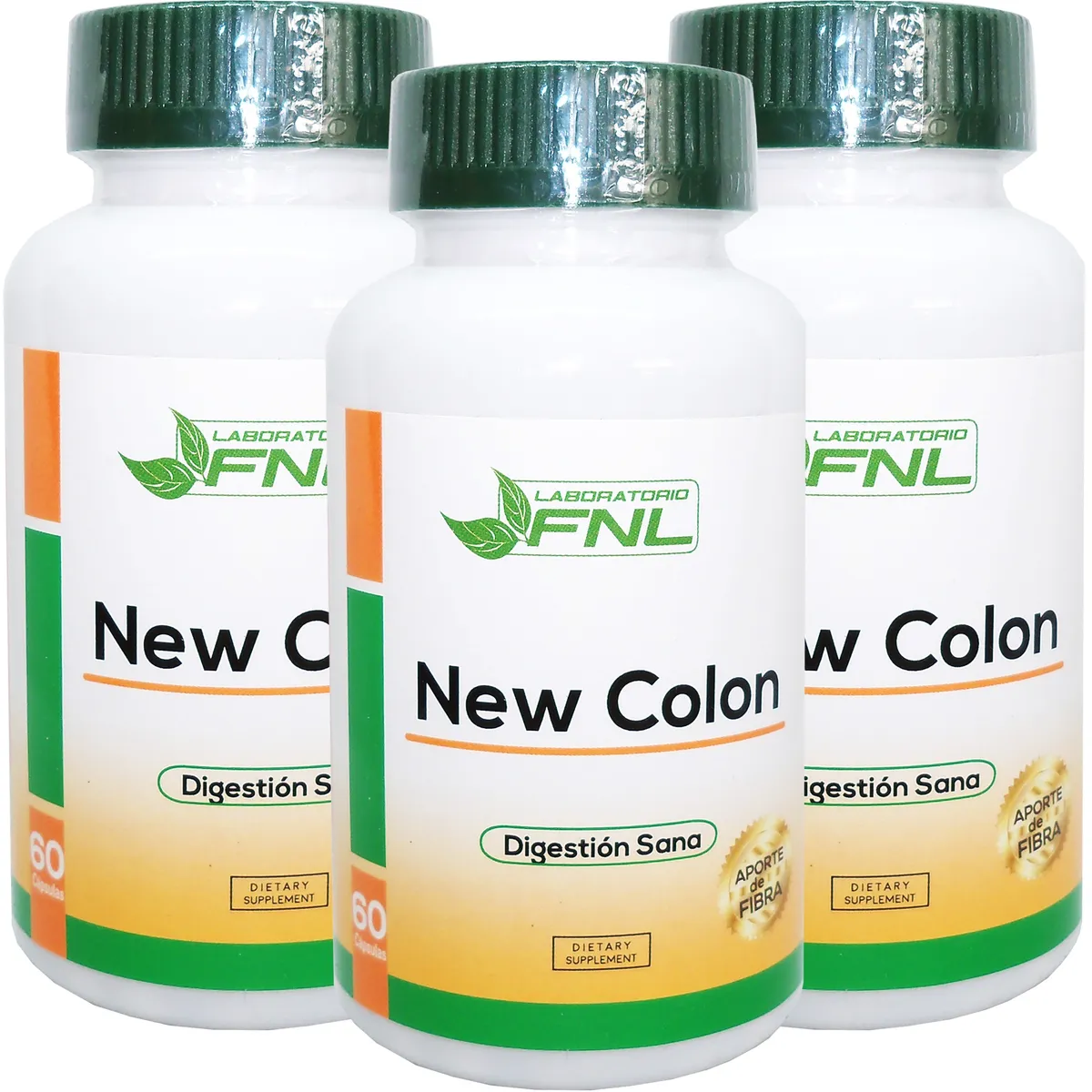 FNL - Colon Cleaner Limpieza Desintox Sistema Digestivo 3 X 60 Cap.