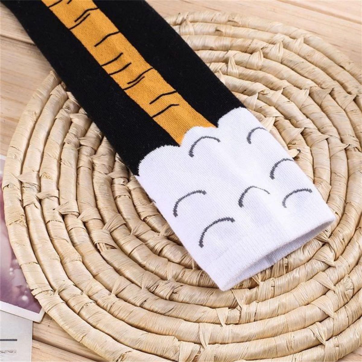 EVERSO - 6 Pares Divertidas Calcetas 3d Pata De Pollo Sobre La Rodilla