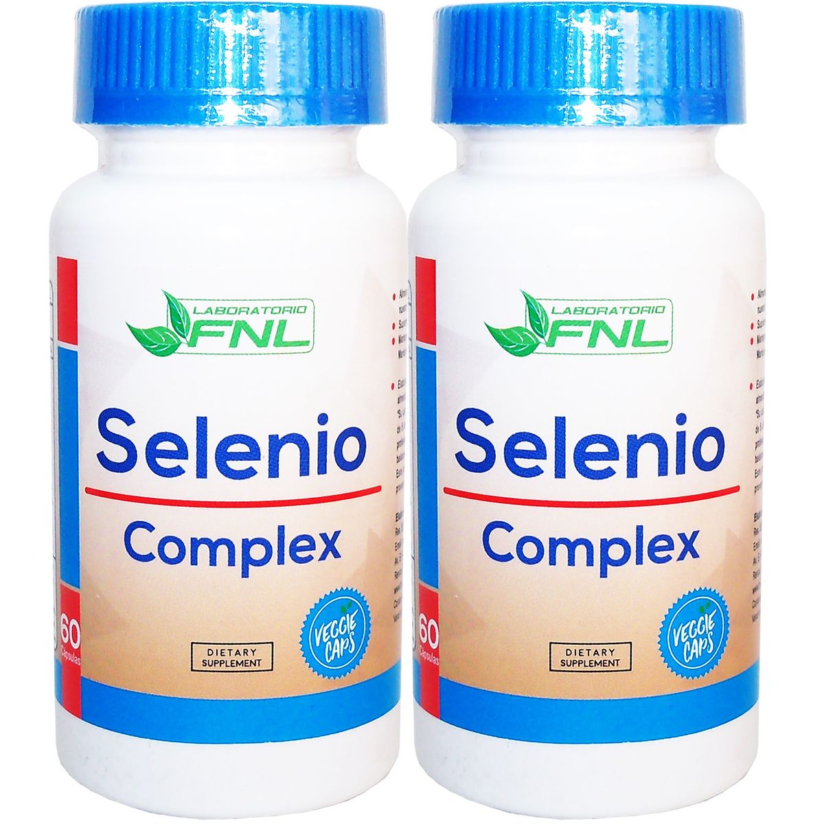 FNL - 2x Selenio Complex 200 Mcg 60 Caps C/ Vit C, Magnesio Y Zinc.