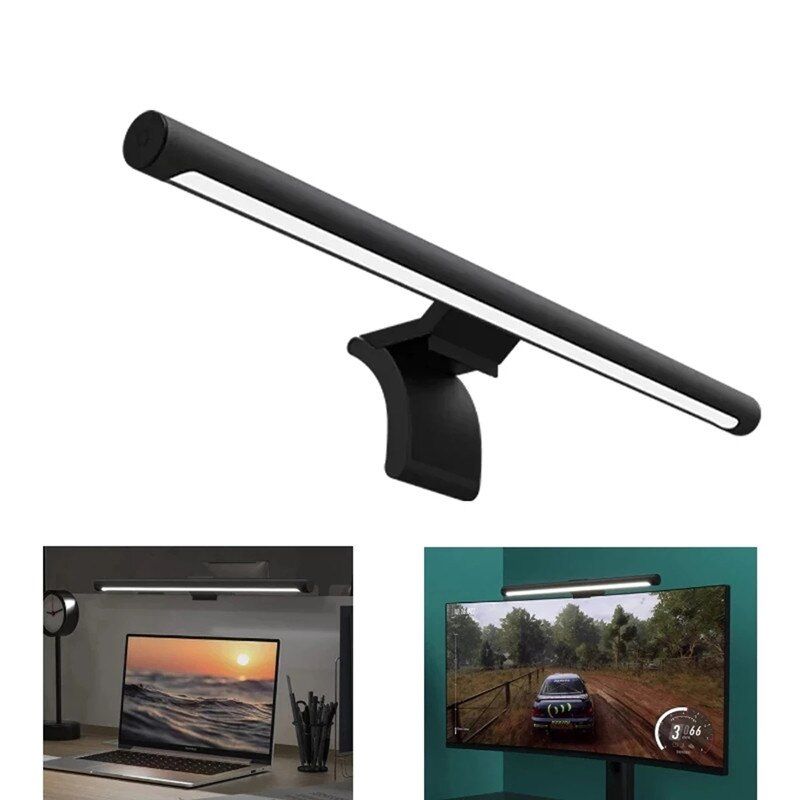 EVERSO - Luz De Monitor De Computadora Barra De Luz Usb Negro