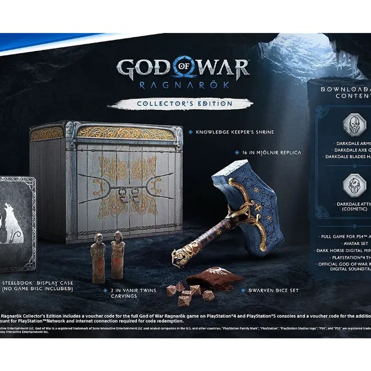 SONY - God of War Ragnarok Collectors Ed - Ps5 Físico - Sniper