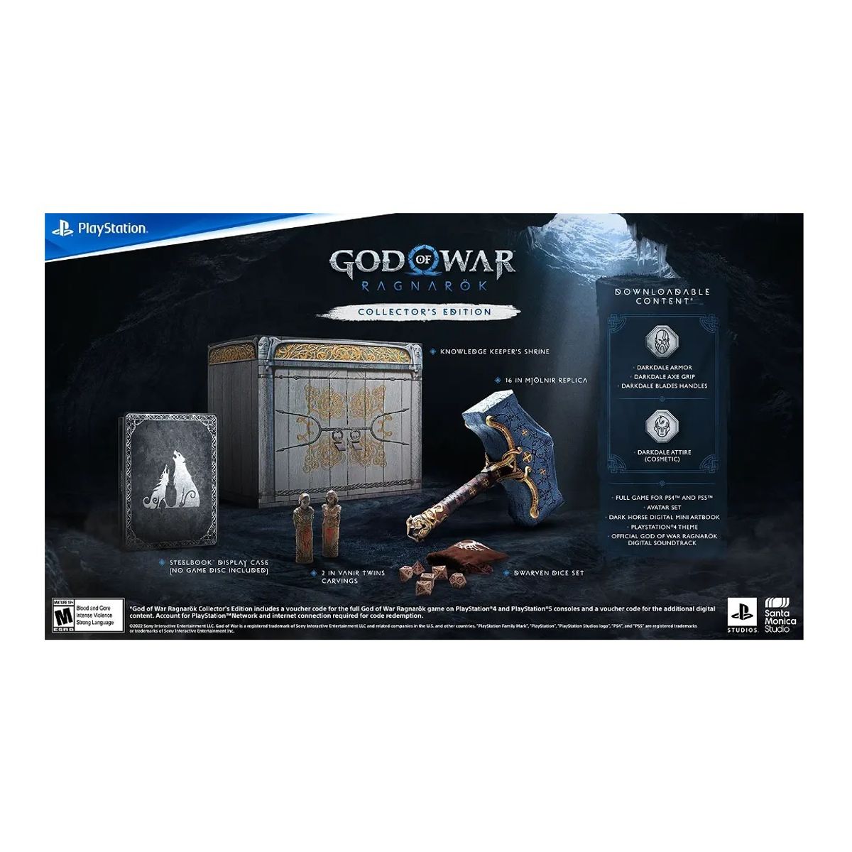 SONY - God of War Ragnarok Collectors Ed - Ps5 Físico - Sniper