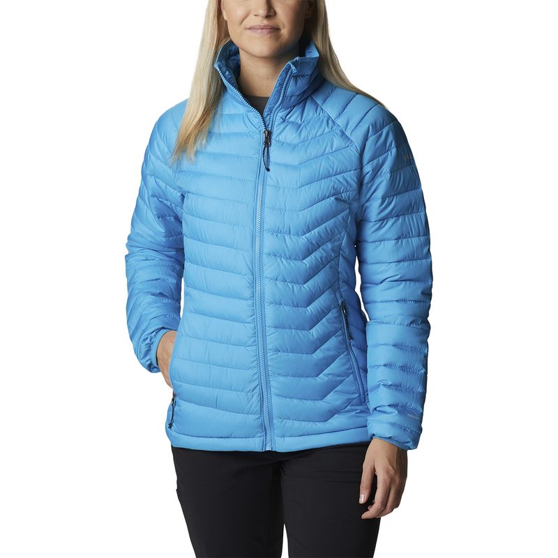 COLUMBIA - Parka Powder Lite Jacket Celeste Mujer COLUMBIA