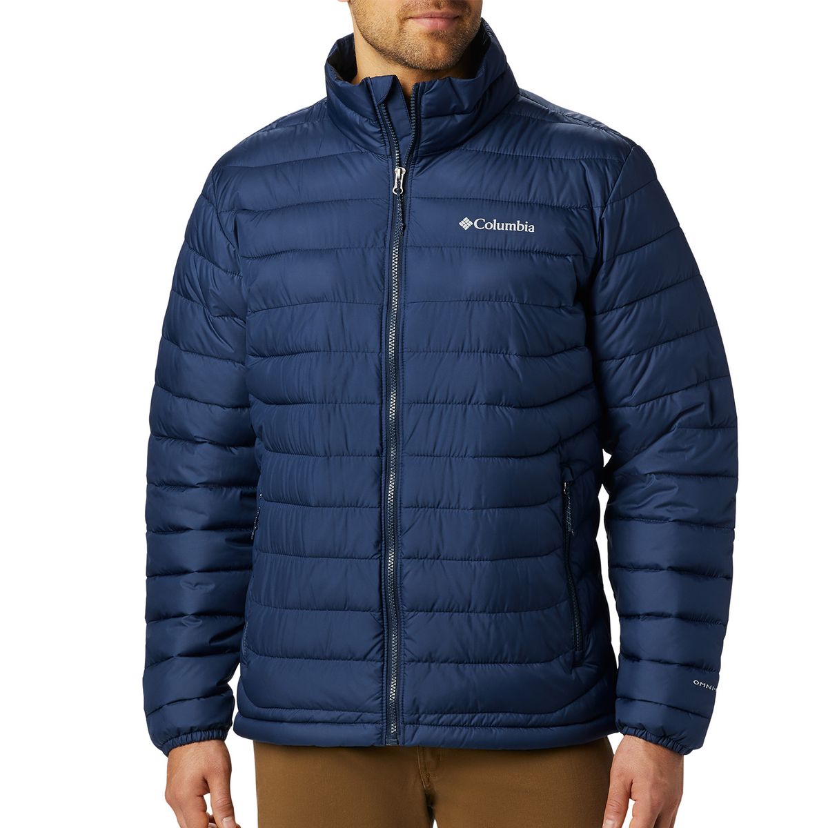 COLUMBIA - Parka Powder Lite Jacket Azul Hombre COLUMBIA