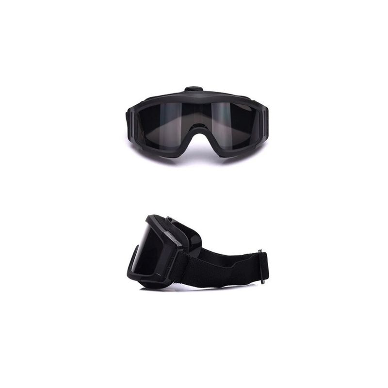 GENERICO - Antiparra Nieve Frc - Moto - Snow - 100 Uv Lente gris