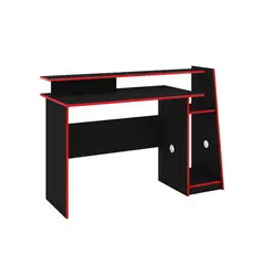 HOGA - Escritorio Gamer Kratos Negro Rojo