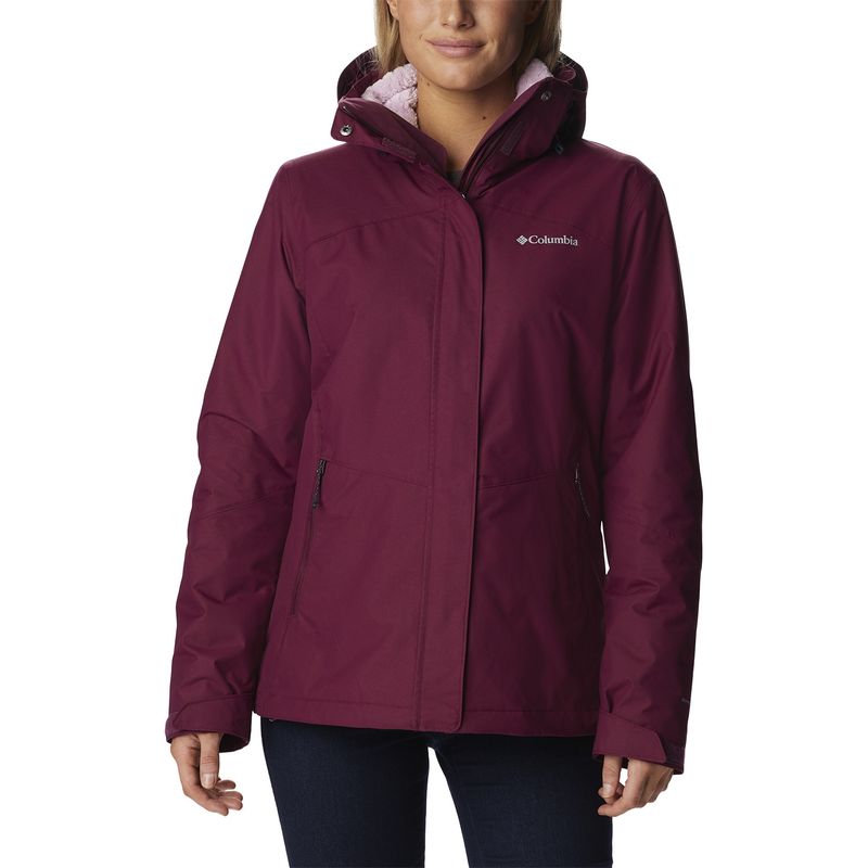 COLUMBIA - Parka Bugaboo II Fleece Jk Burdeo Mujer COLUMBIA