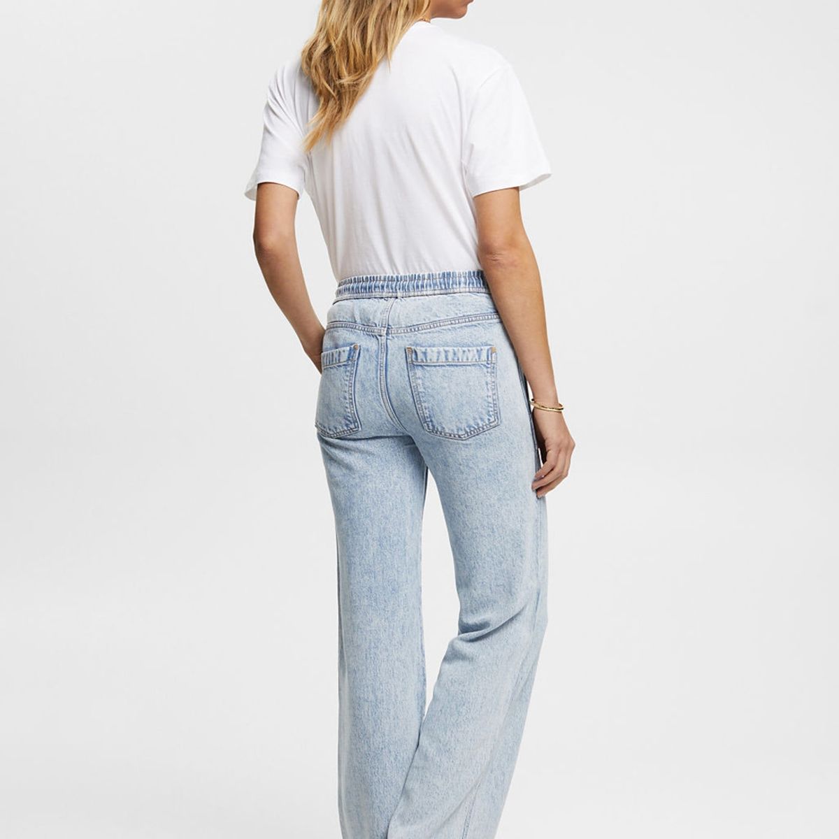ESPRIT - Jeans De Pierna Ancha Mujer Esprit ESPRIT
