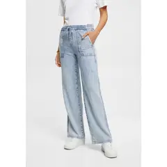 ESPRIT - Jeans De Pierna Ancha Mujer