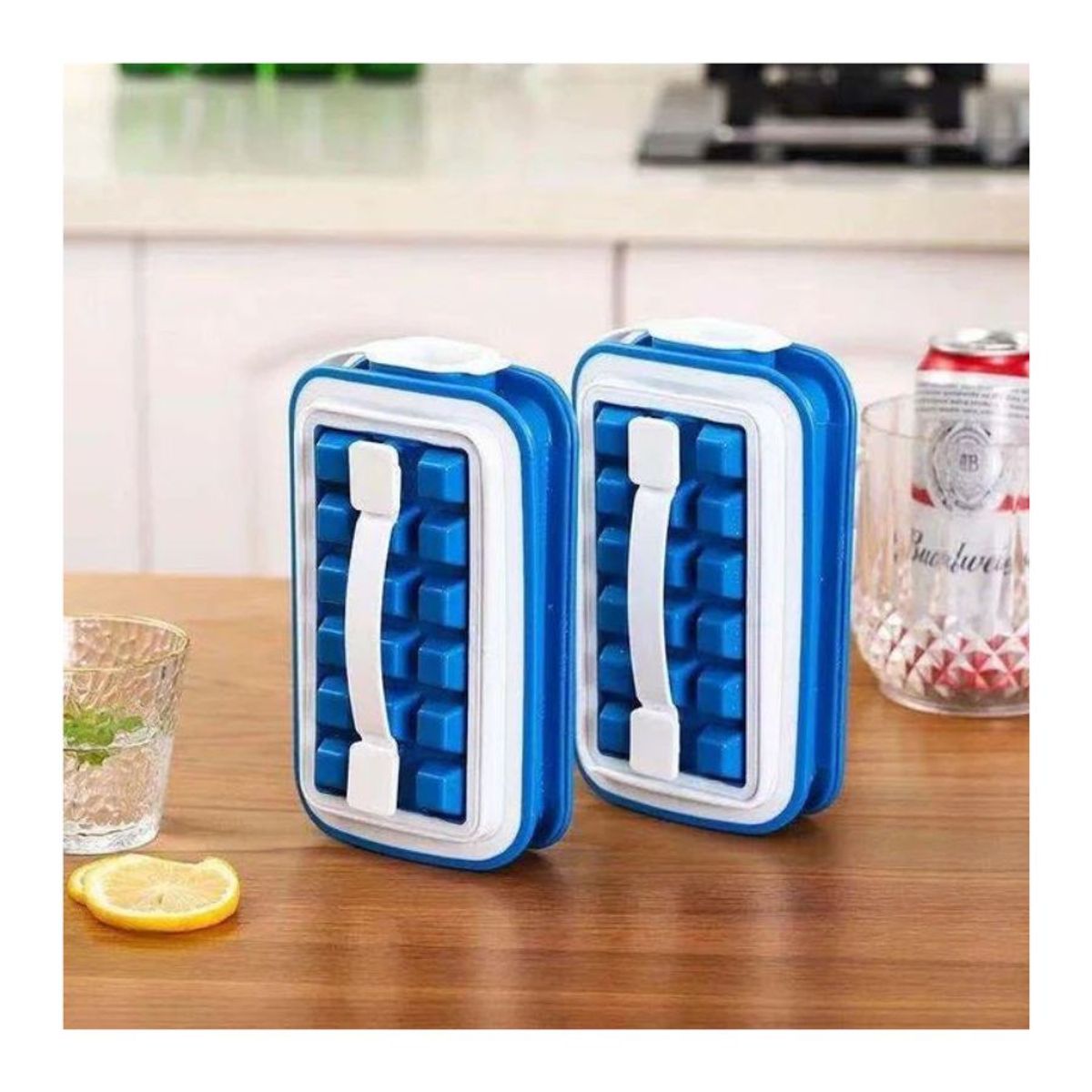 GENERICO - Hielera Molde De Cubos De Hielo Portatil