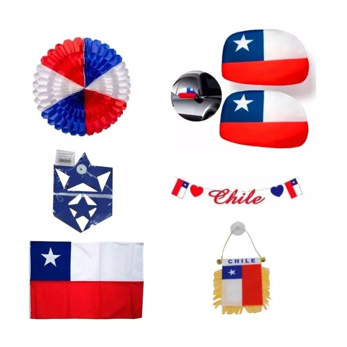 GENERICO - Pack Dieciochero Fiestas Patrias Número 3