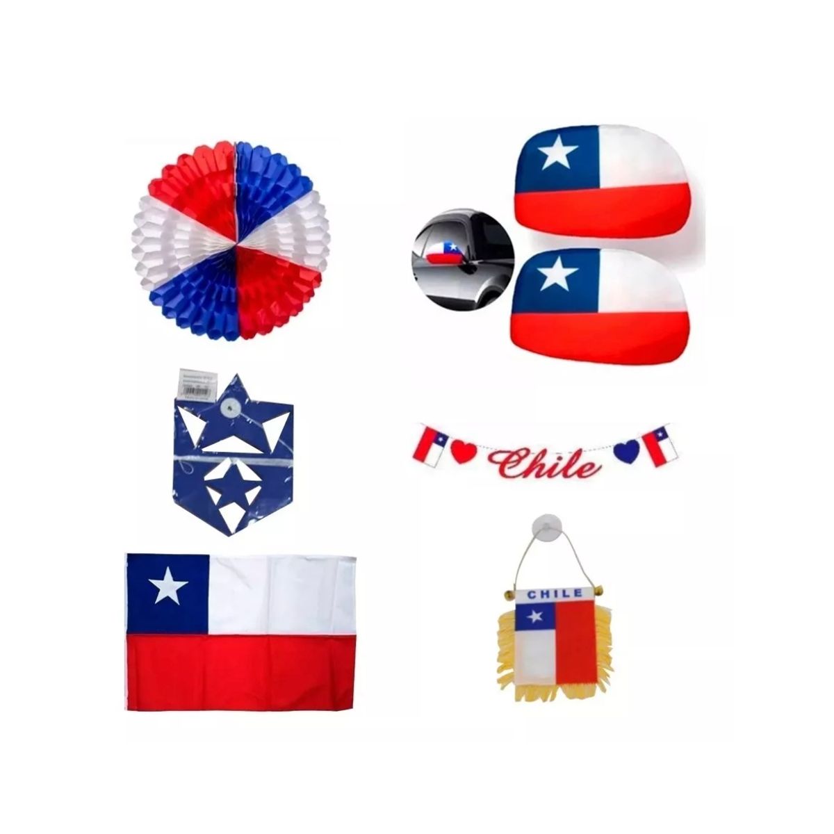 GENERICO - Pack Dieciochero Fiestas Patrias Número 3