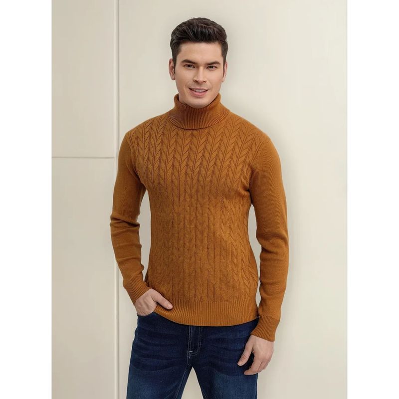 LIKE SHOP - Sweater Tejido Hombre Cuello Subido Beatle 108