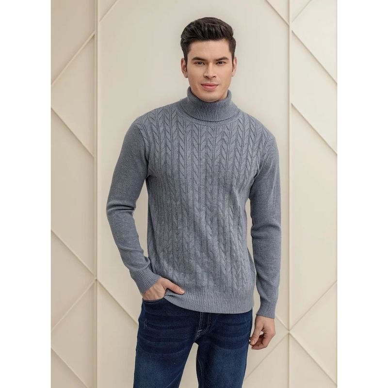 LIKE SHOP - Sweater Tejido Hombre Cuello Subido Beatle 108