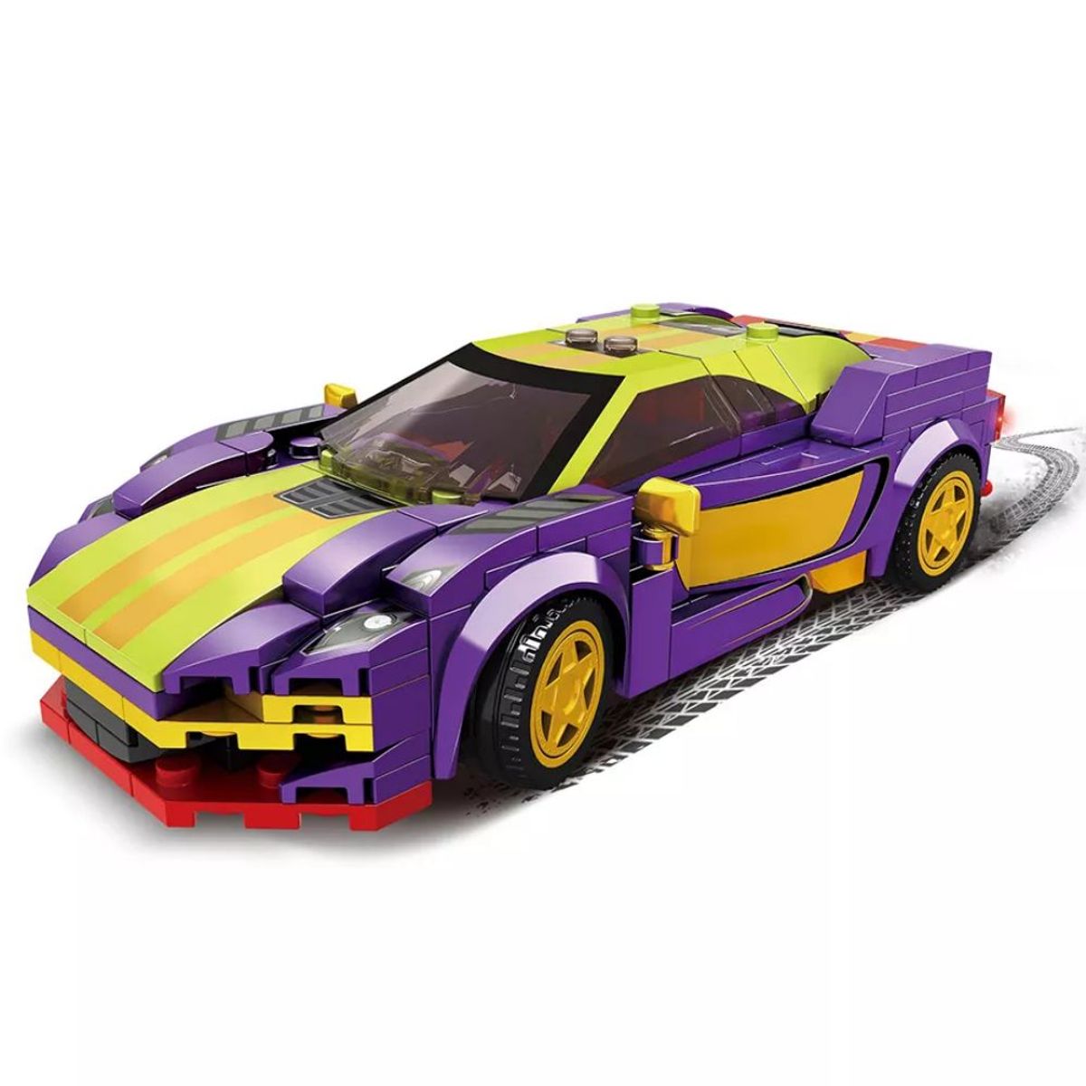 WOMA - ARMABLE AUTO CARRERA MORADO C0319 WOMA 245 PIEZAS