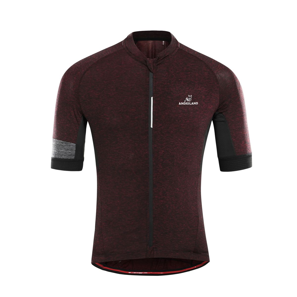 ANDESLAND OUTDOOR APPAREL - Polera Tricota Manga Corta Corsac Burdeo Hombre