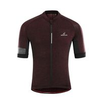 Polera Tricota Manga Corta Corsac Burdeo Hombre