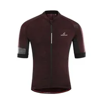 Polera Tricota Manga Corta Corsac Burdeo Hombre