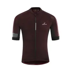 ANDESLAND OUTDOOR APPAREL - Polera Tricota Manga Corta Corsac Burdeo Hombre