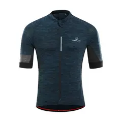 ANDESLAND OUTDOOR APPAREL - Polera Tricota Manga Corta Corsac Verde Hombre.-